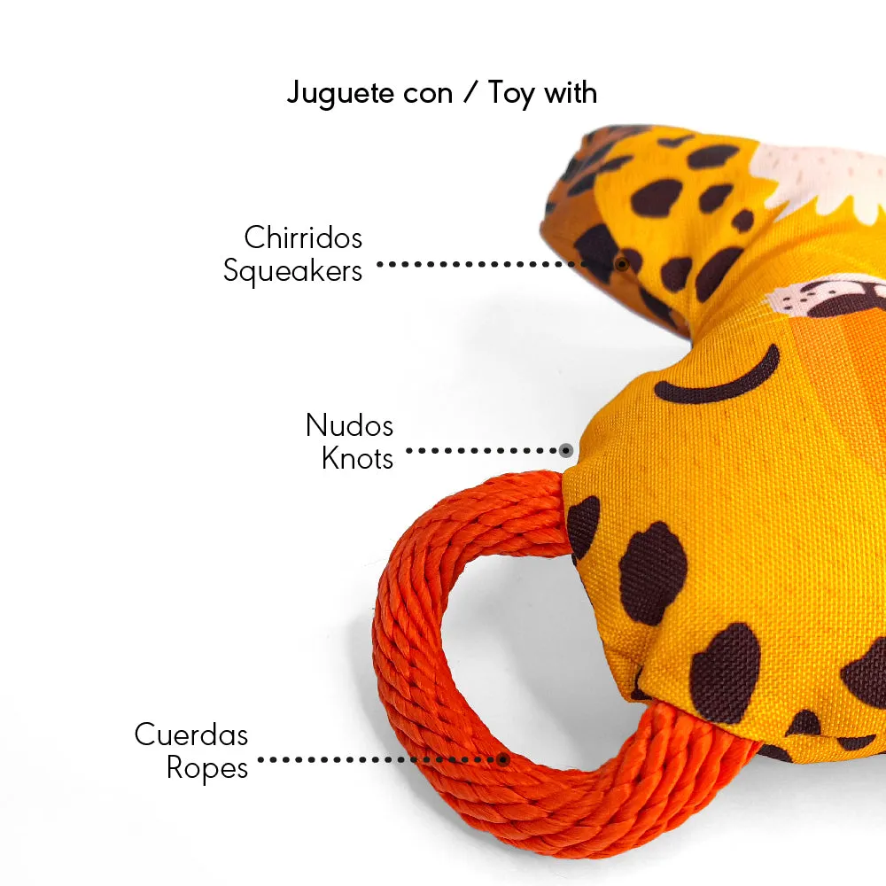 Kanu Pet Plush Tiger Dog Toy