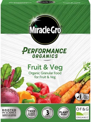 Miracle-Gro Performance Organics Granular Fruit & Veg Plant Food, 1kg