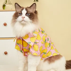 Pet Clothing Summer Cat Clothes Cute Dog Shirt