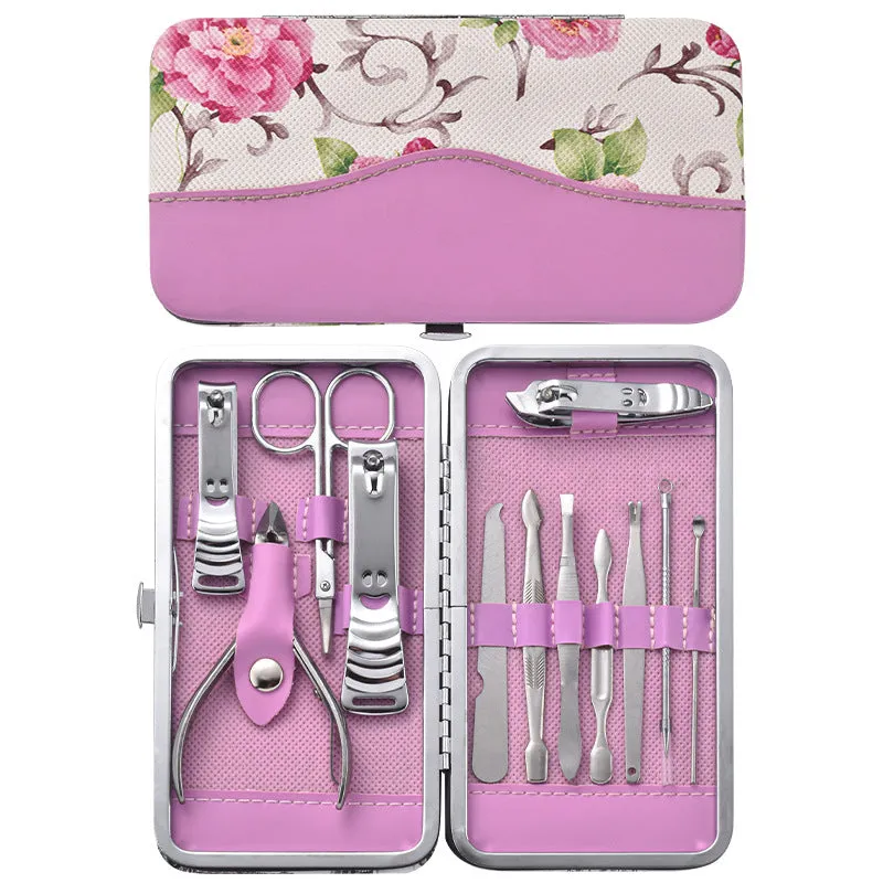 Stainless Steel Nail Scissor Set Nail Clippers Manicure Manicure Implement Nail Clippers Gift Manicure Implement