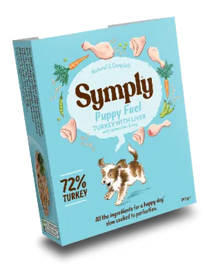 Symply Puppy Fuel 7 x 395g Wet Dog Food Trays